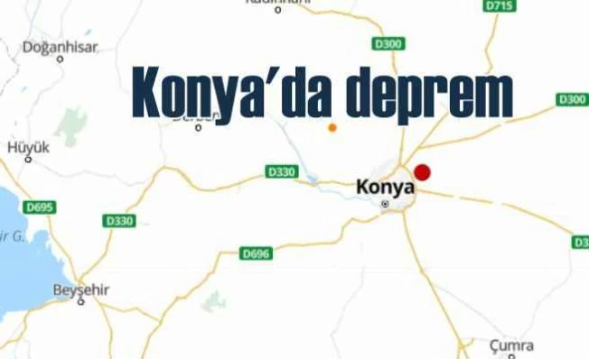 Konya'da deprem oldu | 3.0 deprem korkuttu