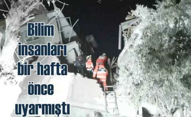 Naci Görür, Hatay Depremi için uyarmıştı