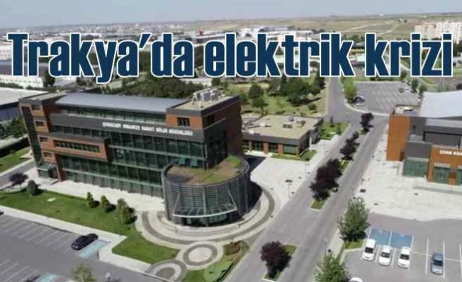 Trakya'da elektrik krizi | Santralde patlama oldu üretim durdu