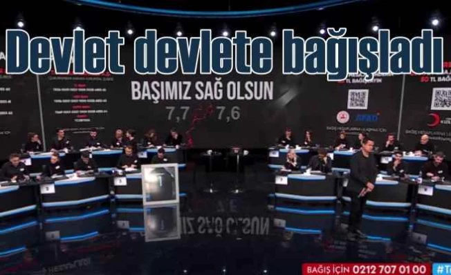 Yardım kampanyasında devlet devlete vermiş?