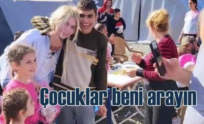 Aleyna Tilki yeniden Hatay’a geldi, çocuklara seslendi