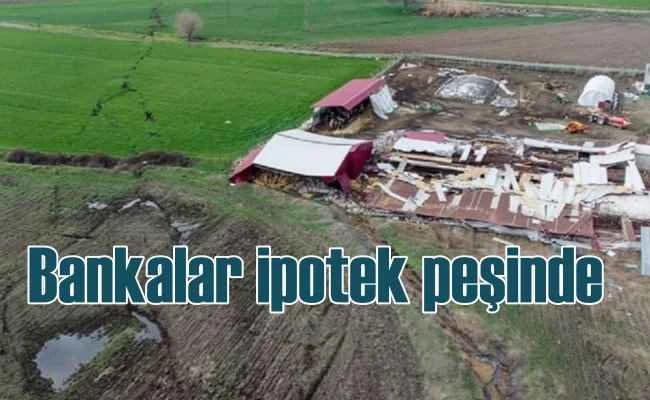 Deprem bölgesinde çiftçiler isyanda | Enkazı mı ipotek göstereceğiz
