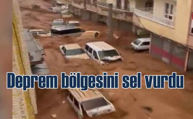 Deprem bölgesini sel vurdu, çok sayıda kayıp var