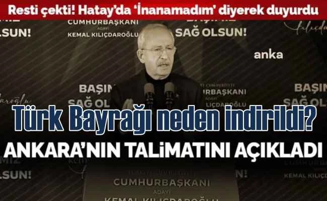 Hatay'da Türk Bayrağı kimi rahatsız etti? 