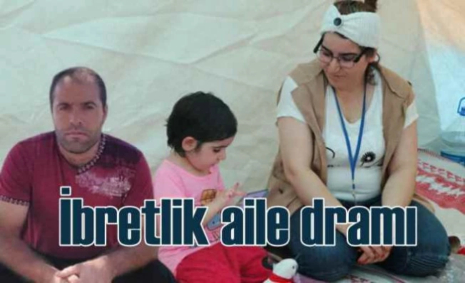 Karısını kızını kovdu, yıkılan binanın altında kaldı