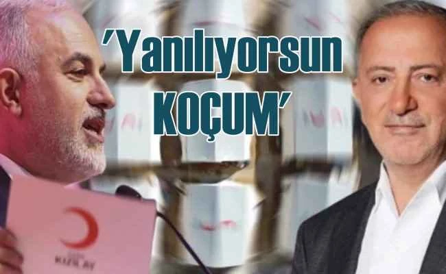 Kızılay Başkanı'na Fatih Altaylı'dan kapak gibi yanıt