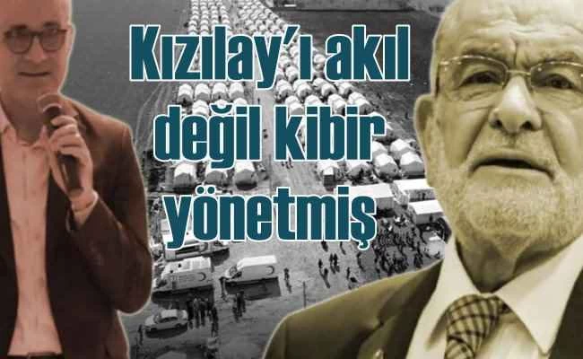 Kızılay yönetecisinden eleştirilere küstah yanıt