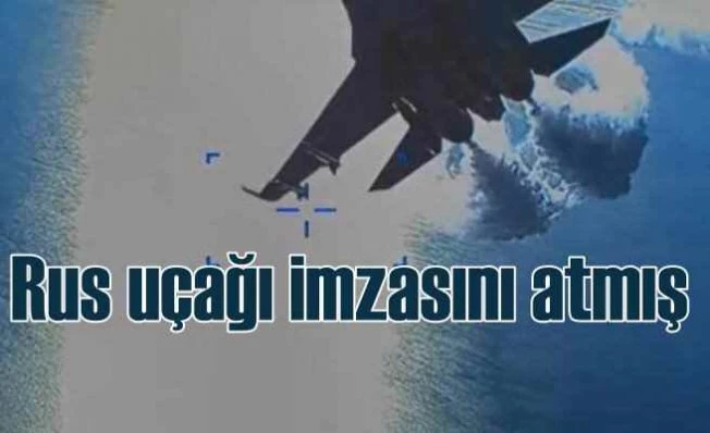 Rus savaş uçakları ABD İHA'sını imza atarak düşürmüş