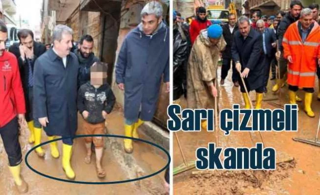Sarı çizmeli Destici'den skandal seçim reklamı