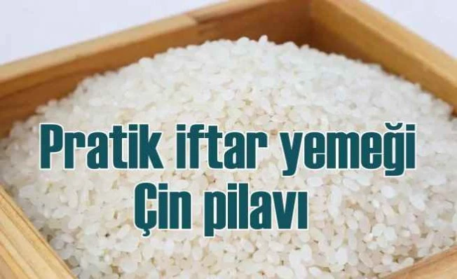 İftar'da Çin Pilavı pişirmesi kolay