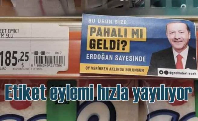 Marketler de etiket eylemi | Bu ürün size pahalı mı geldi?