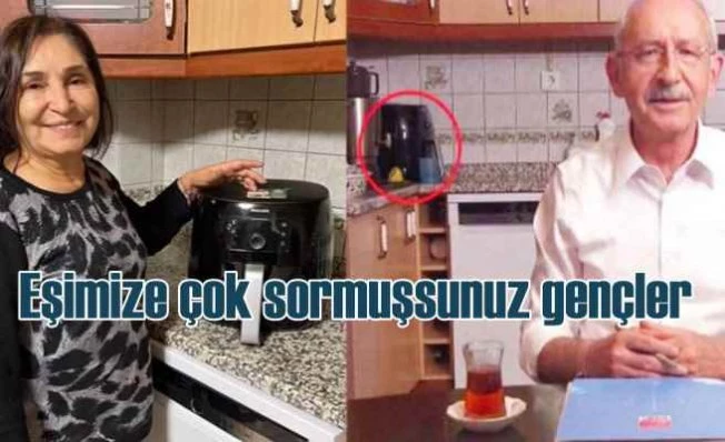 Selvi Kılıçdaroğlu'ndan AirFryer ile yemek tarifi istediler