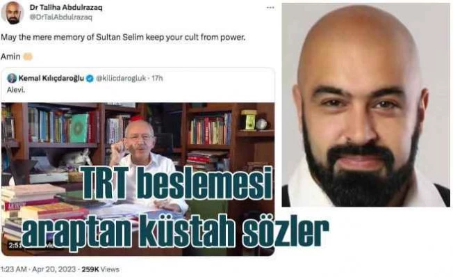 TRT World yazarından utanmaz sözler