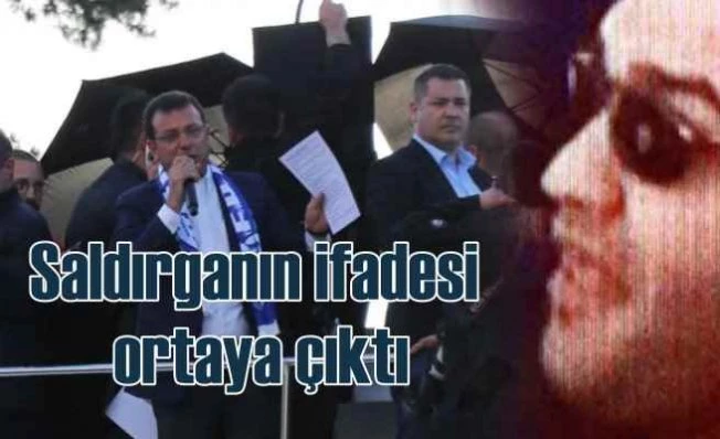 İmamoğlu Erzurum Mitingi | Halka taş atmasının nedeni zafer işaretiymiş