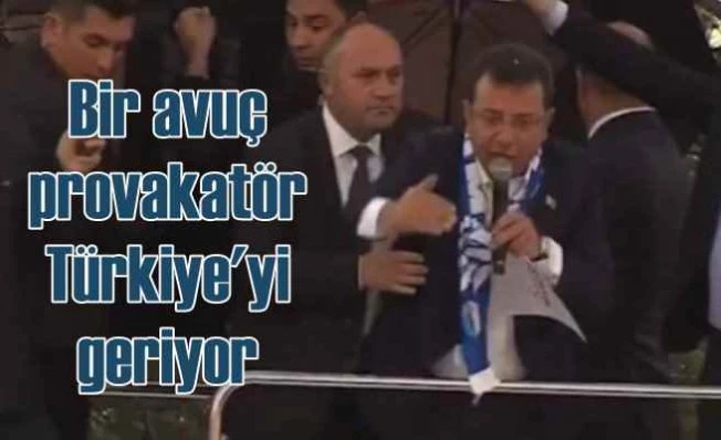İmamoğlu'na Erzurum'da çirkin saldırı | Yaralılar var