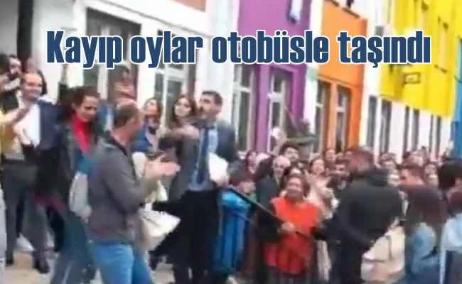 Sayım sonrası kaybolan torba itiraz edilince bulundu