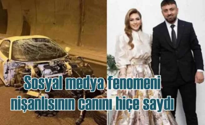Ünal Turan nişanlısı ile kaza yaptı, araç hurdaya döndü