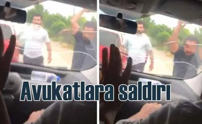 Avukatlara bıçaklı taşlı saldırı | Velayet davası saldırıya döndü