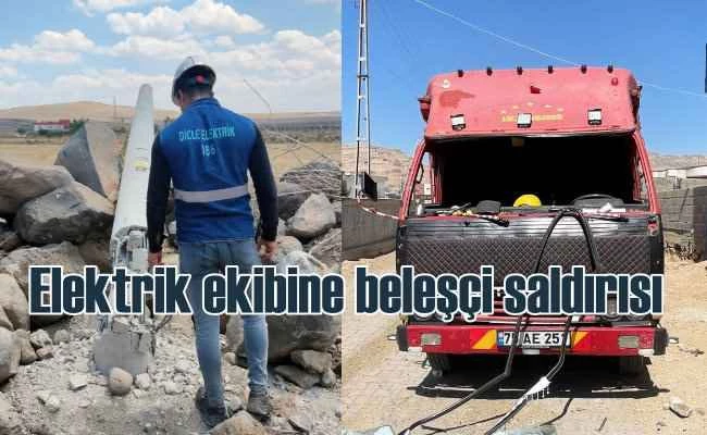 Kaçak elektrik kullananlar, Dicle elektrik ekibine saldırdı