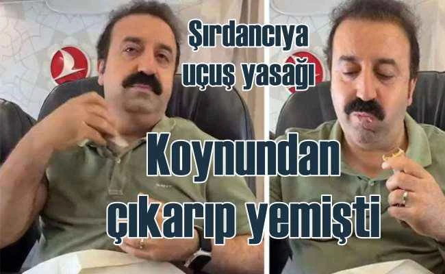 Koynundan şırdan çıkarıp yiyen adam kara listeye alındı