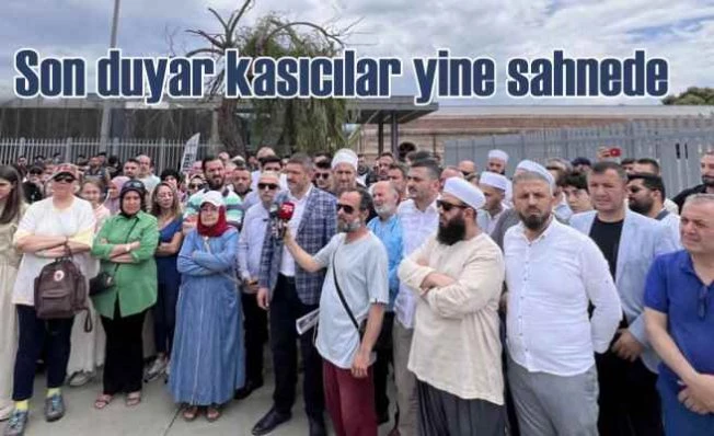 Feshane'yi basmak isteyen grubu polis durdurdu