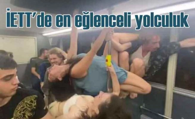 İETT'de Pendik - Kadıköy hattında danslı yolculuk