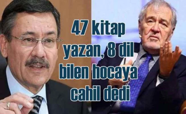 Melih Gökçek; 8 dil bilen Prof. Dr. İlber Ortaylı'ya 'Cahil' dedi