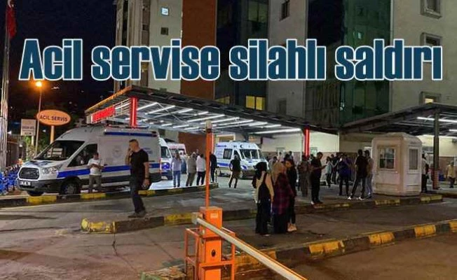 Rize'de hastane acil servisine silahlı baskın