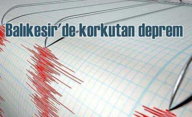 Son dakika deprem | Balıkesir'de deprem oldu