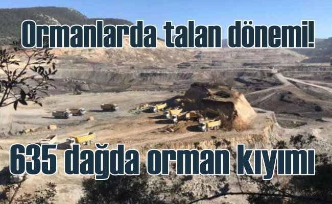 635 orman talan edilecek | Dağlara maden işkencesi