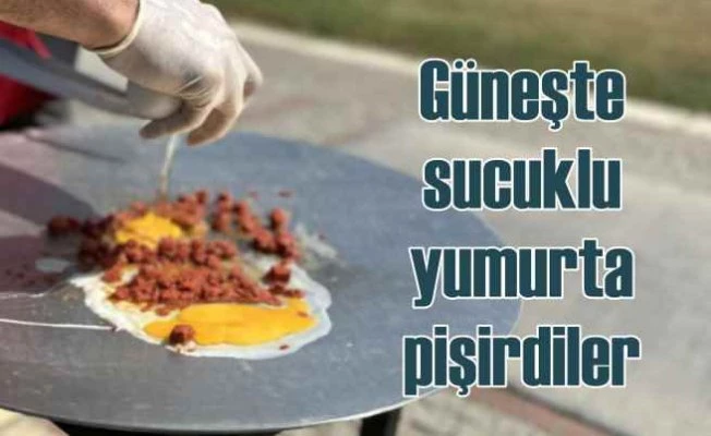 Basra sıcakları Adana'yı kavurdu | Güneşte sucuklu yumurta pişirdiler