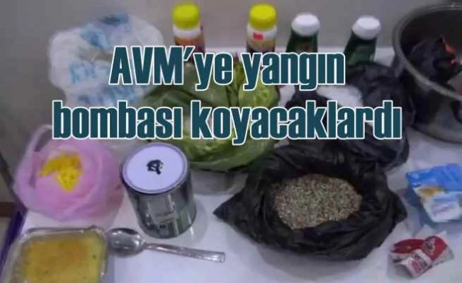 Bayrampaşa'da AVM'ye yangın bombası koyacaklardı