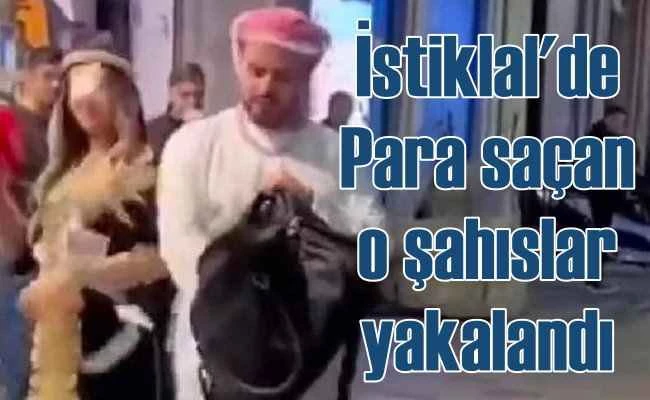 İstiklal Caddesi'nde Para Saçanlara gözaltı