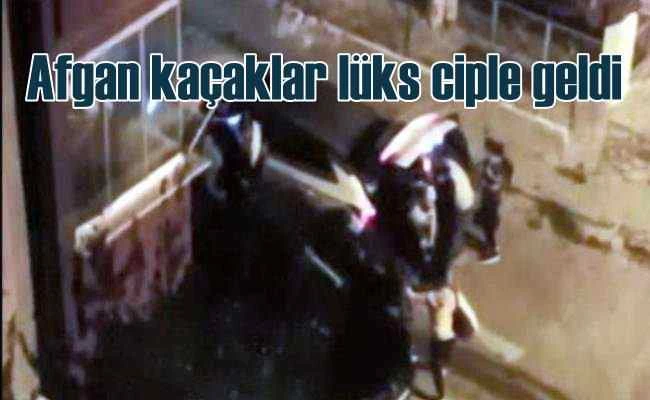 Afgan kaçaklar bu kez lüks ciple geldi