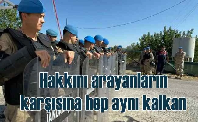 Agrobay'da hakkını arayan işçiler yerlerde sürüklendi