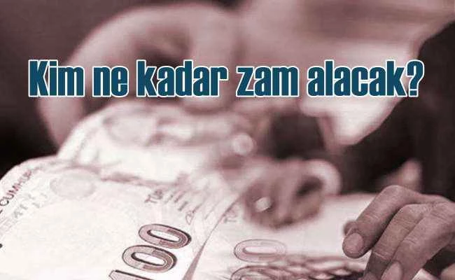 Emekli ve memur maaşlarına ne kadar zam gelecek