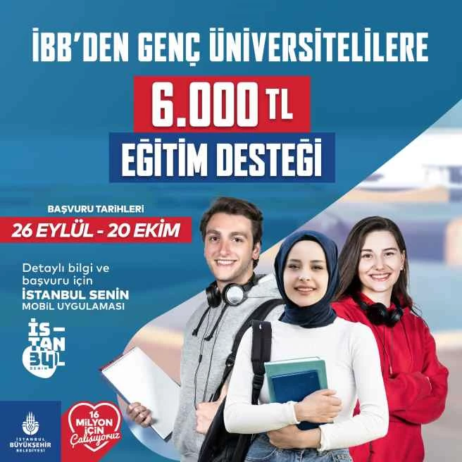 İBB’nin üniversiteli gençler için burs başvuruları başladı