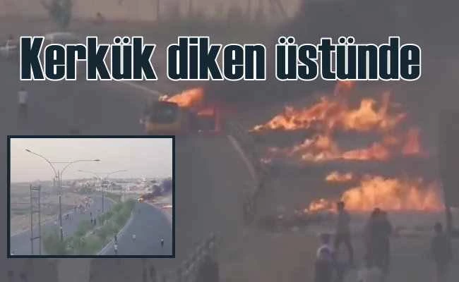 Peşmerge Kerkük'ü karıştırdı | Sokağa çıkma yasağı ilan edildi