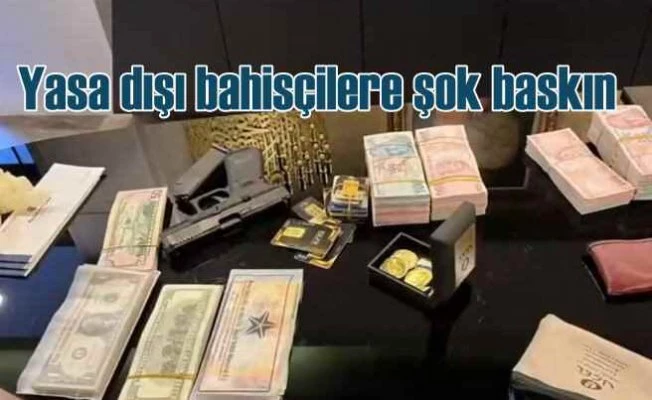 Sibergöz operasyonu | 10 ilde yasa dışı bahis çetesine baskın