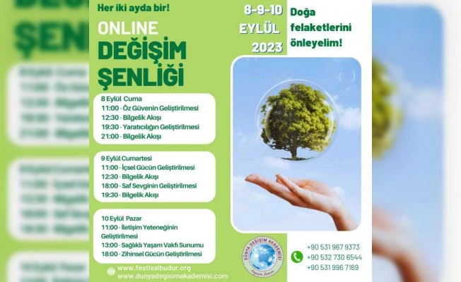Strese Son Veren Değişim Şenliği 8-9-10 Eylül 2023
