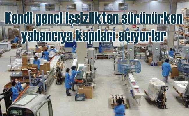 Türk gençleri yurt dışına kovulurken, yabancılar işe yerleştiriliyor