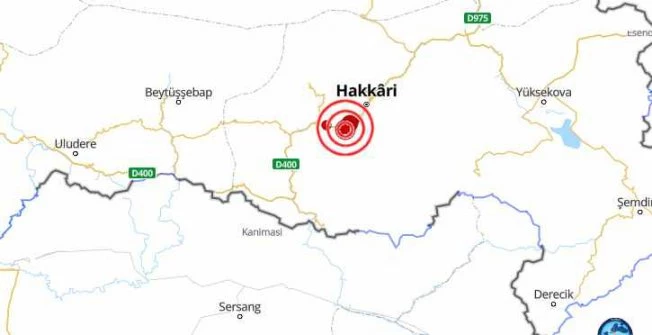 Hakkari Yüksekova'da korkutan deprem