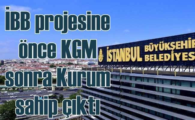 İBB'nin projesine Karayolları çöktü