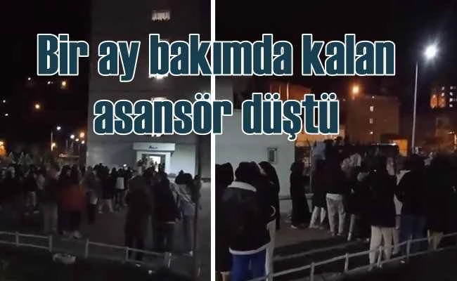 Yine KYK, yine asansör | Bakımı bir ay sürdü, yine de düştü