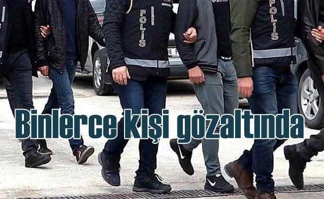 Yurt genelinde silah operasyonu, 2 binden fazla gözaltı var
