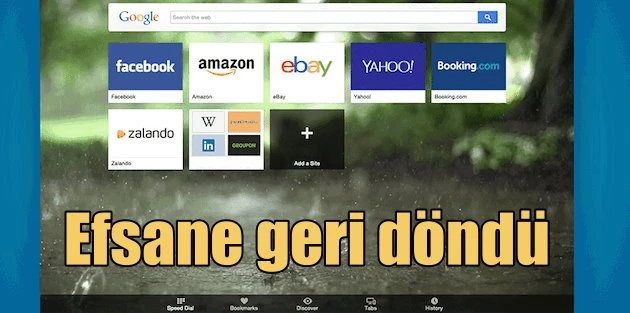 Opera tarayıcılar ile görsel şölen: 13 bin fitte test