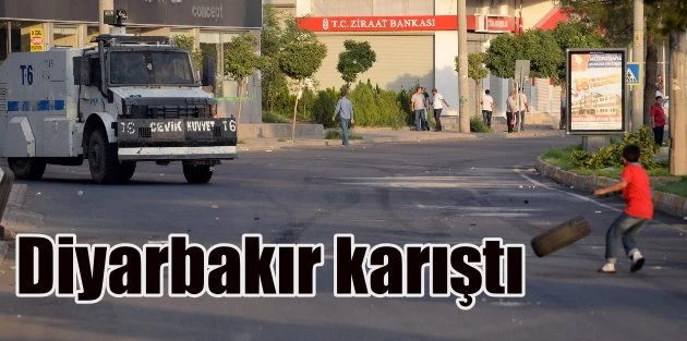 Son dakika Diyarbakır: HDP ve BDP gösterisinde olaylar çıktı