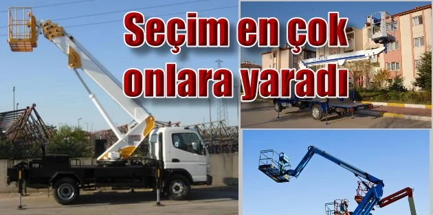 Vinç kiralama fiyatları, Sepetli vinç kiralama, Hiyap vinç kira ücretleri
